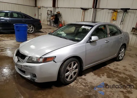 2004 Acura Tsx z USA, uszkodzony, nr VIN JH4CL968X4C004338
